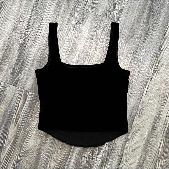 Express Velvet Body Contour Collection Corset Top with Boning S - Picture 2 of 6